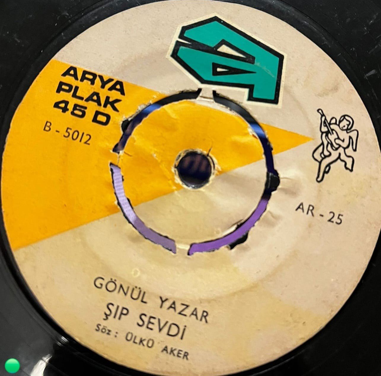 Gönül Yazar - Gel Desen Gelemem Ki / Şip Sevdi (45'lik Plak, Arya Plak)