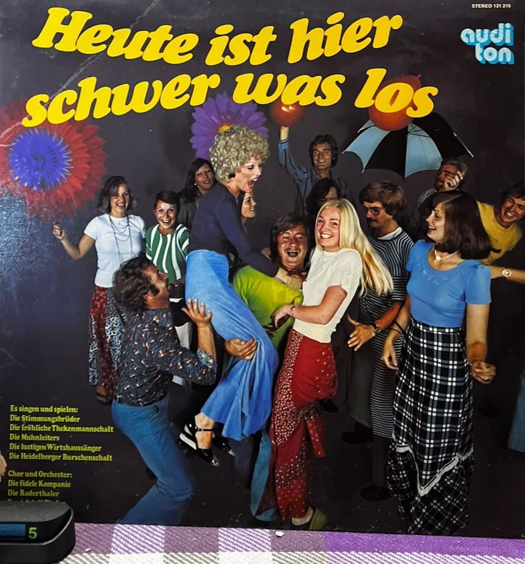 Heute ist hier schwer was los - Auditon 121 210 - Almanca Eğlence ve Parti Şarkıları (Vinyl, LP)