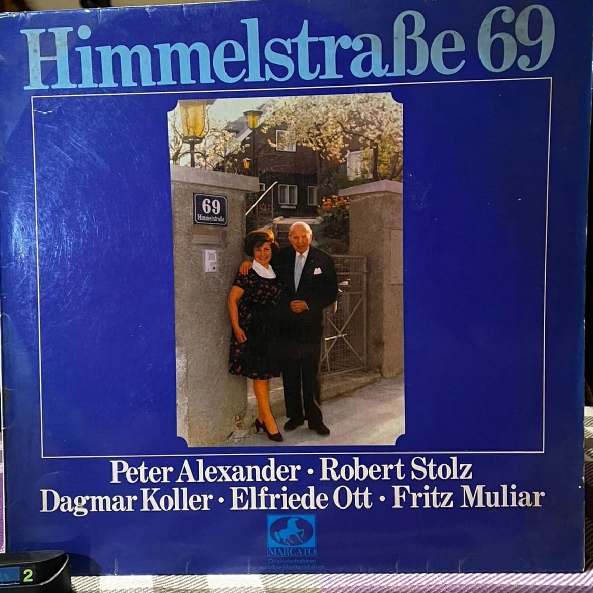 Himmelstraße 69 - Robert Stolz & Peter Alexander (Marcato) LP - 1970 Islak İmzalı