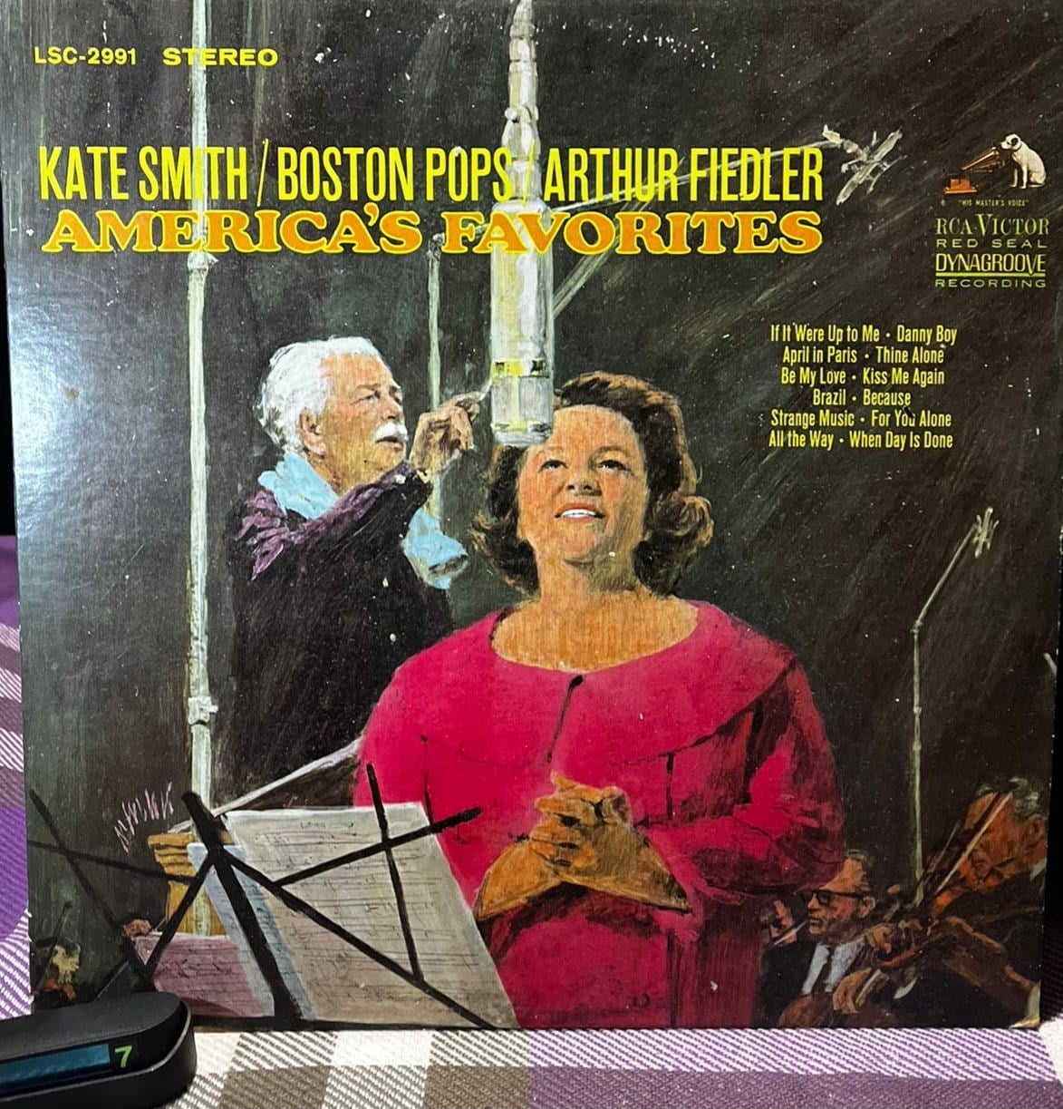 Kate Smith / Boston Pops / Arthur Fiedler - America's Favorites (RCA Victor Red Seal – LSC-2991) LP
