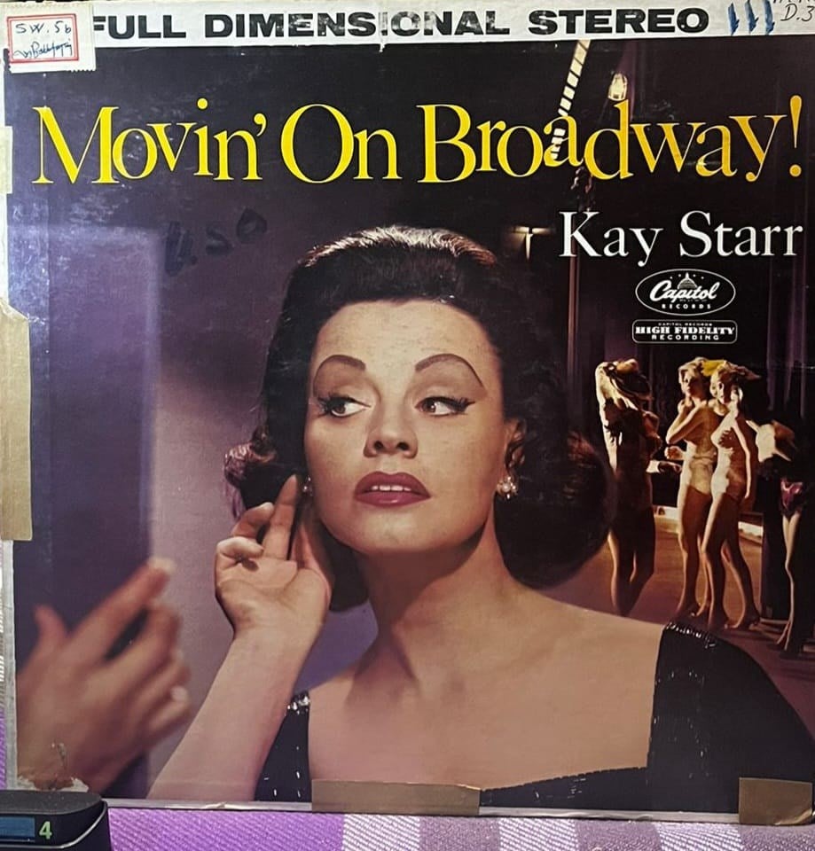 Kay Starr - Movin' On Broadway! (Stereo, Capitol Records)