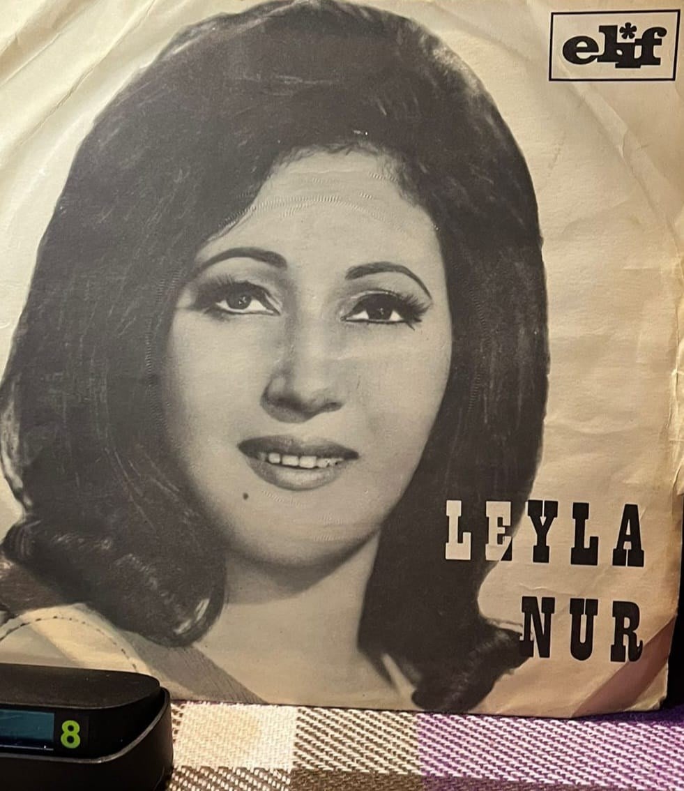 Leyla Nur - Aşkın Son Akşamı / Çek Sevgilim Kadehi (45'lik Plak)