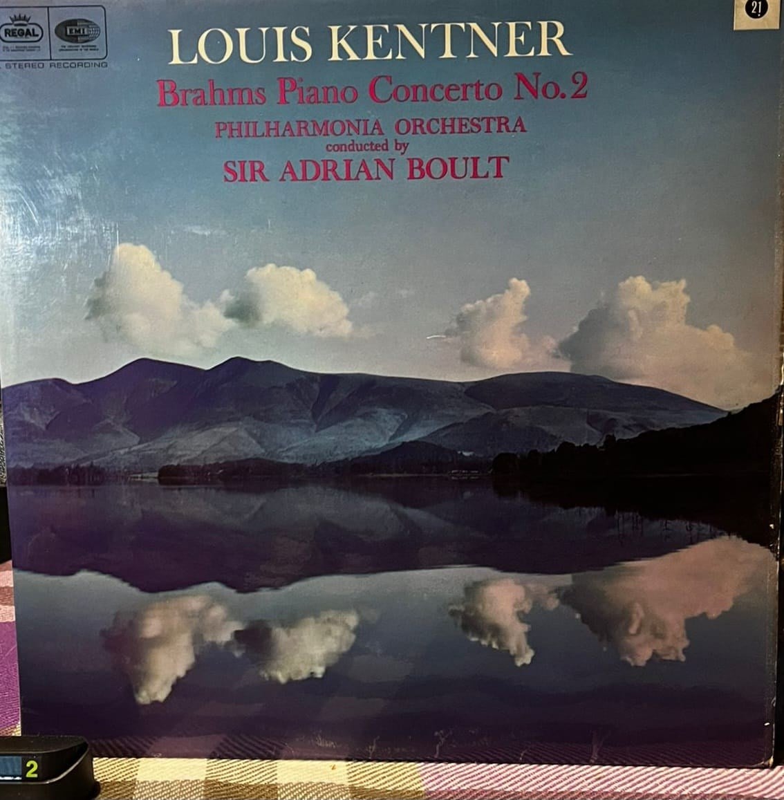Louis Kentner - Brahms: Piano Concerto No. 2 (LP, Stereo, Regal)