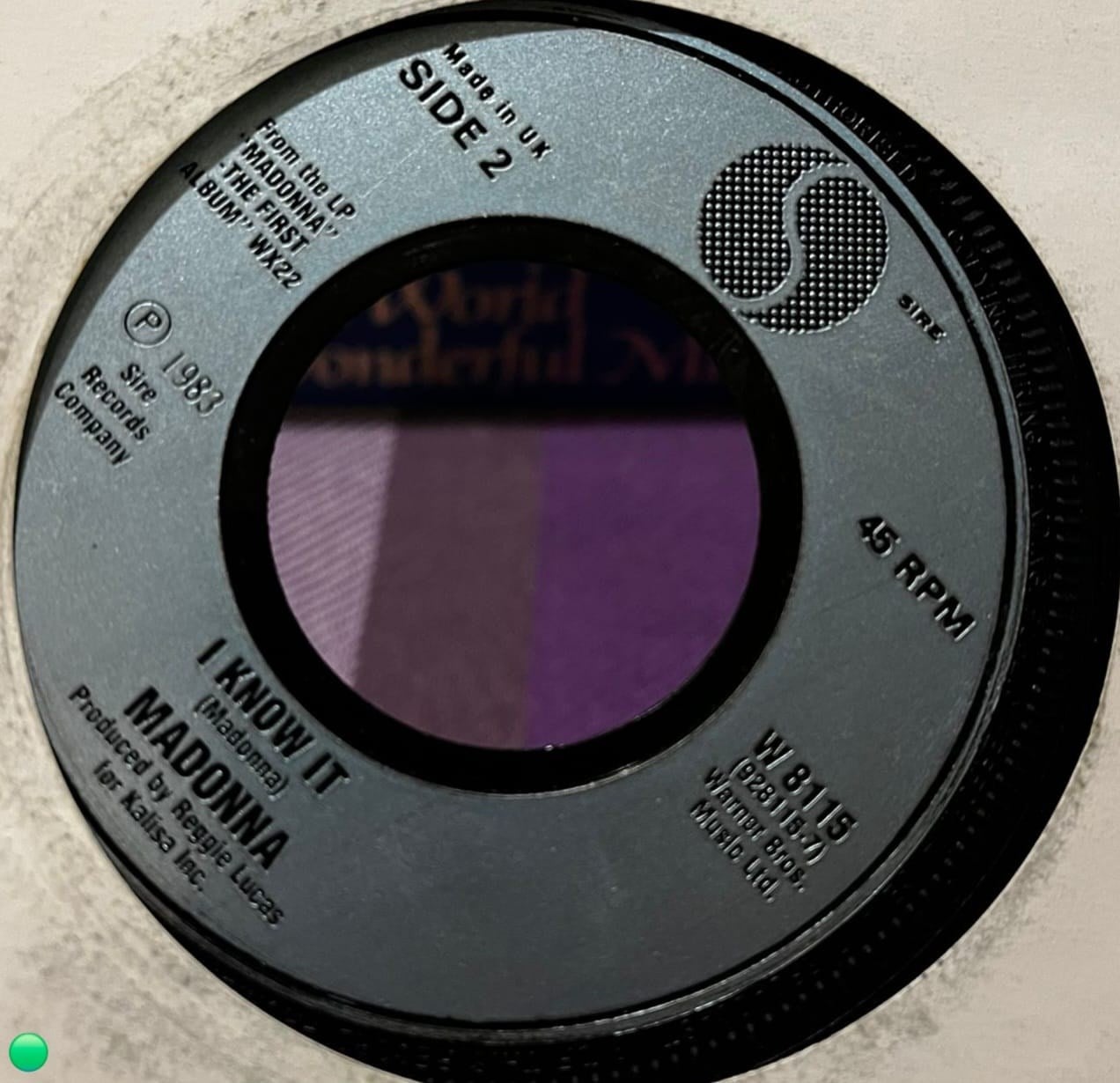 Madonna - The Look of Love / I Know It (1987 UK Baskı 45'lik Plak)