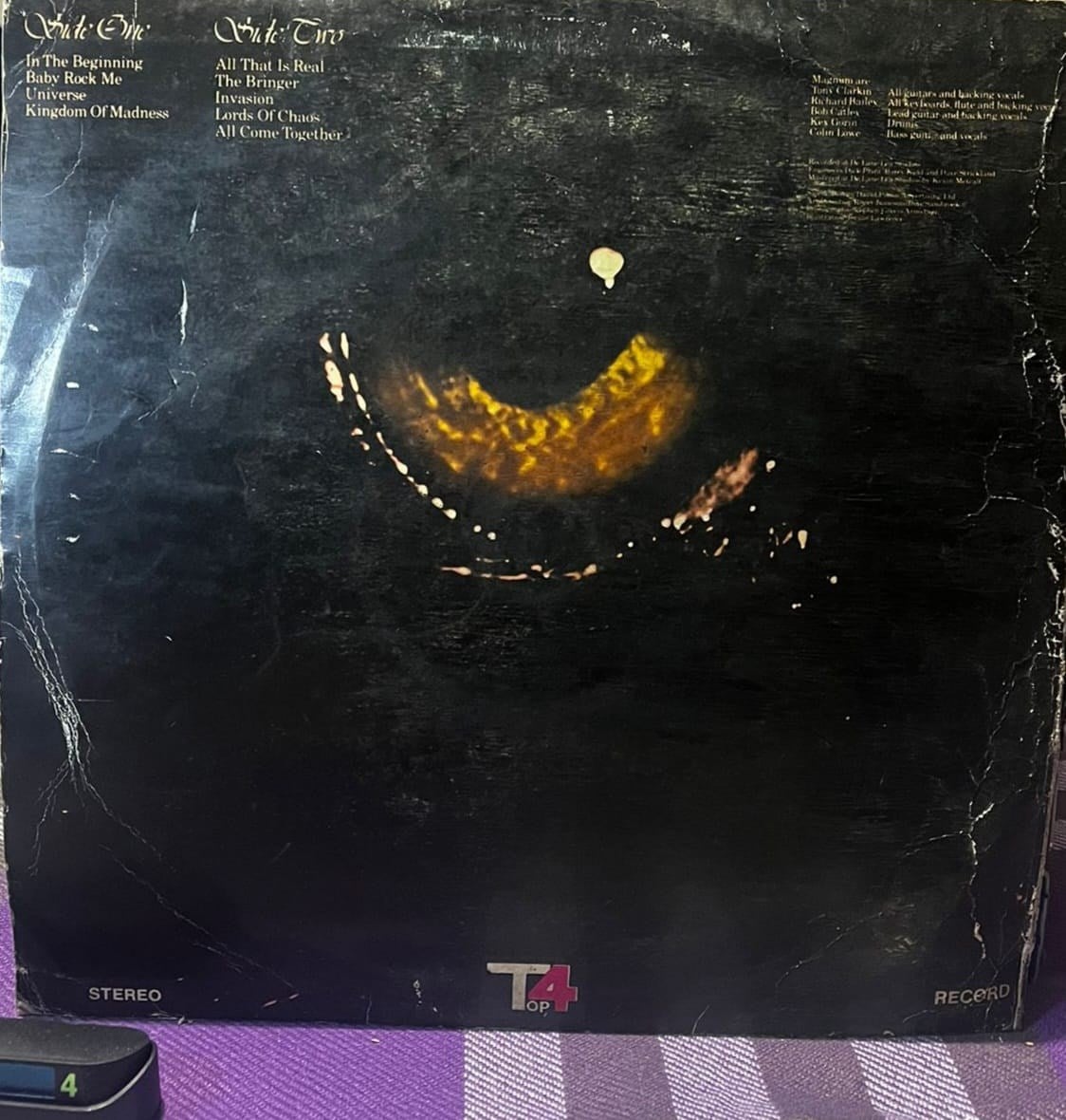 Magnum - Kingdom Of Madness - Nadir Türkiye Baskı LP (Top 4 Record)