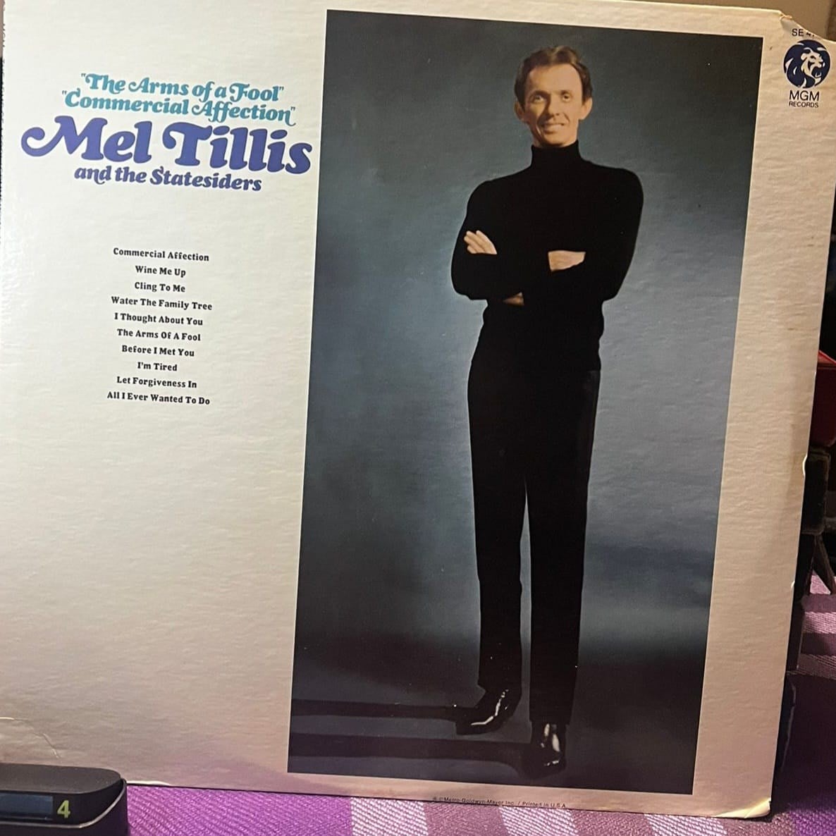 Mel Tillis And The Statesiders - The Arms Of A Fool / Commercial Affection (LP) - MGM Records