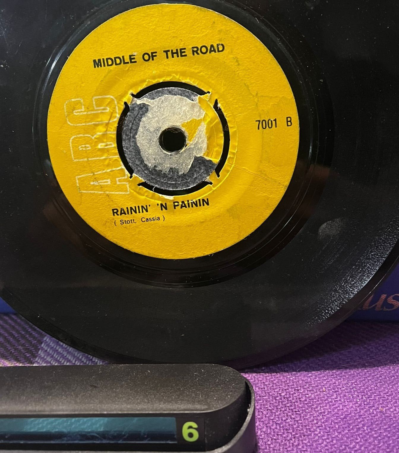 Middle Of The Road - Chirpy Chirpy Cheep Cheep / Rainin' 'N Painin - Orijinal Türk Baskı 45'lik Plak