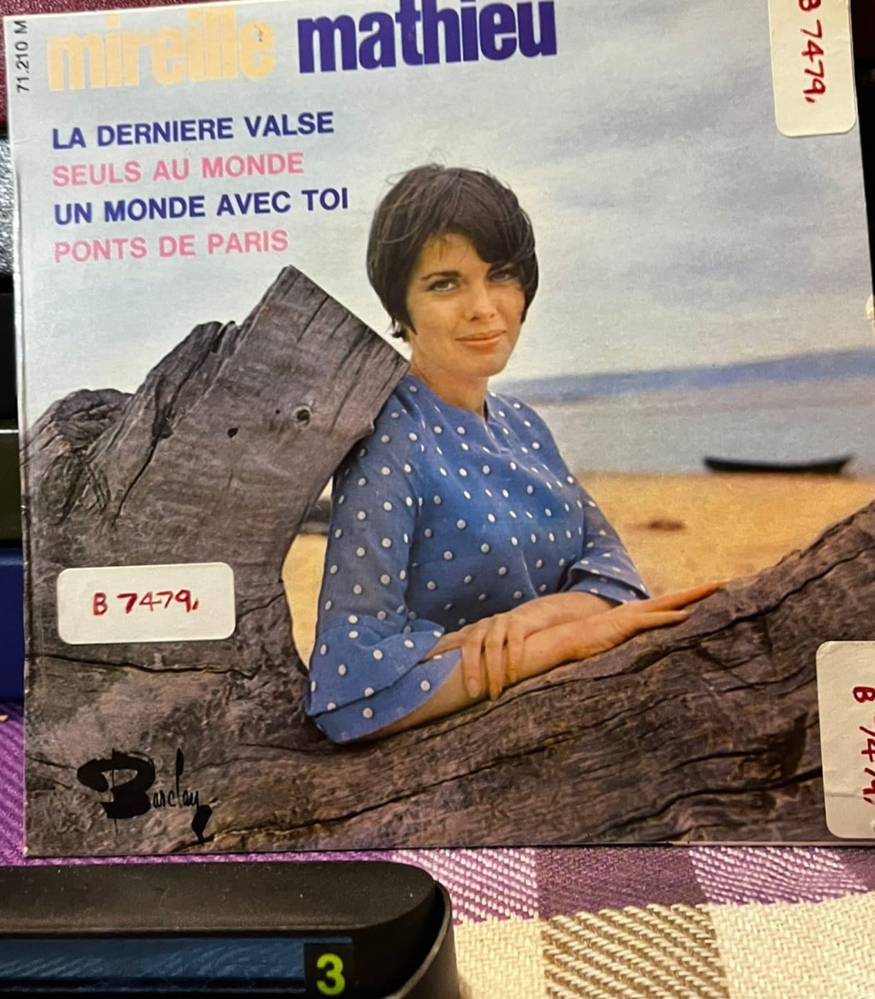 Mireille Mathieu - La Dernière Valse - Orijinal 45'lik EP Plak (1967)