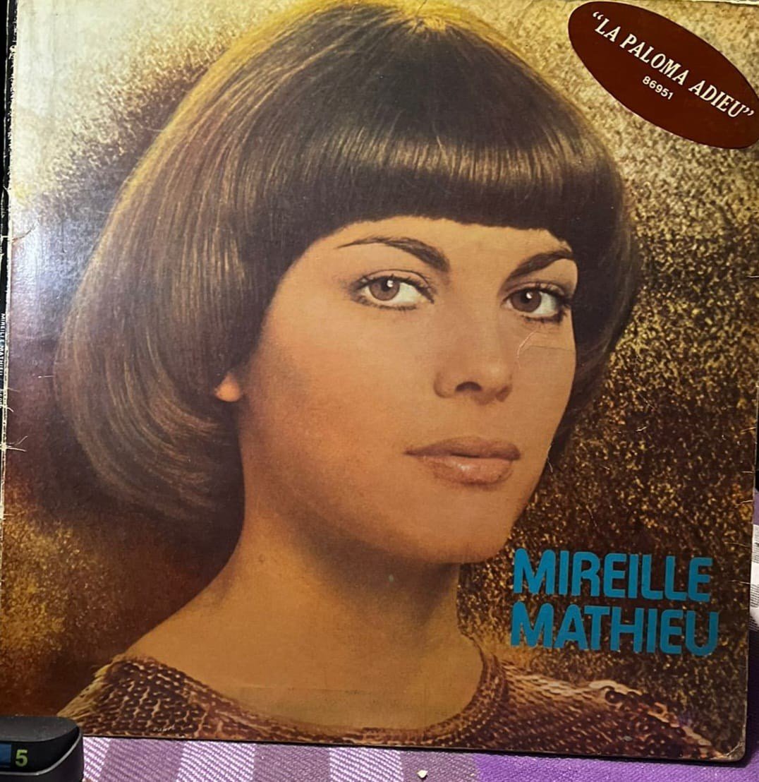 Mireille Mathieu - La Paloma Adieu (1973) Eurodisc France Press LP / Vinil Plak