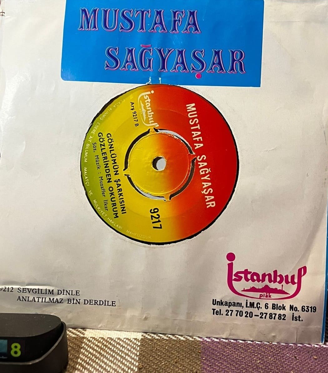 Mustafa Sağyaşar - Pişman Olur Da Bir Gün Dönersen Bana Geri / Gözlerin Neden Çok Güzel Bugün (45'lik Plak)