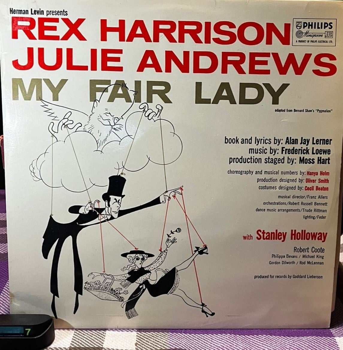 My Fair Lady - Original Broadway Cast Recording LP (Philips Minigroove)