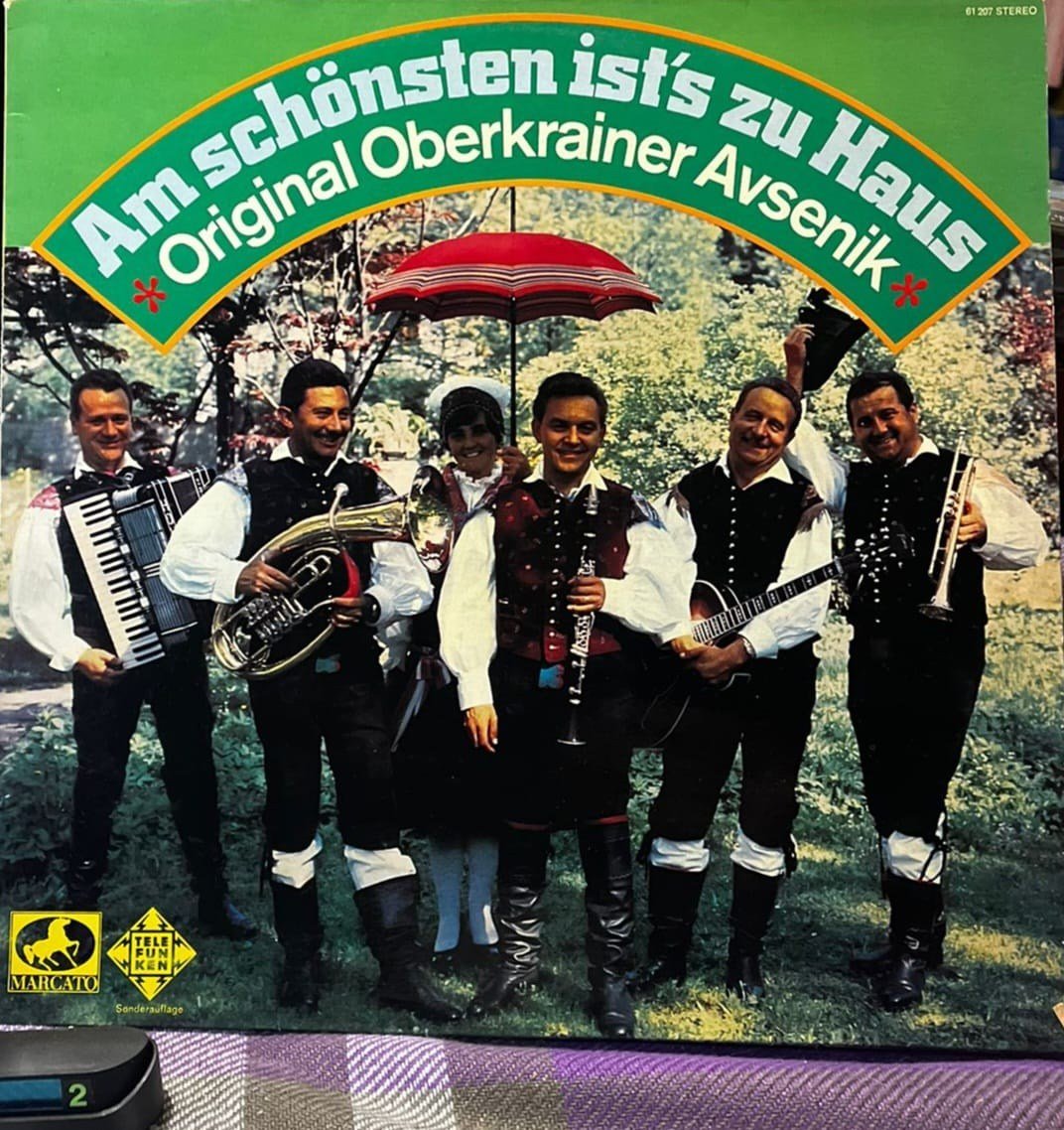 Original Oberkrainer Avsenik – Am Schönsten Ist's Zu Haus (Marcato / Telefunken 61 207) LP Plak