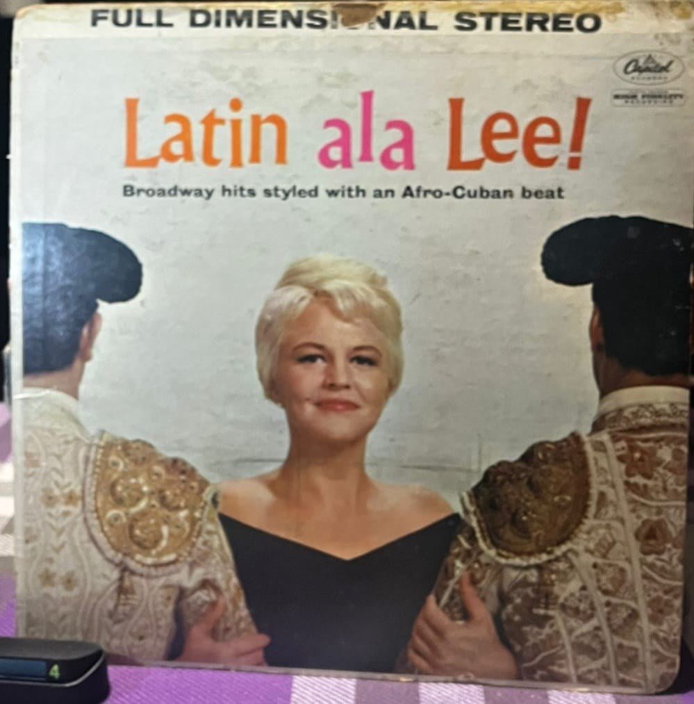 Peggy Lee – Latin ala Lee! – Capitol Records – ST 1290 – Full Dimensional Stereo