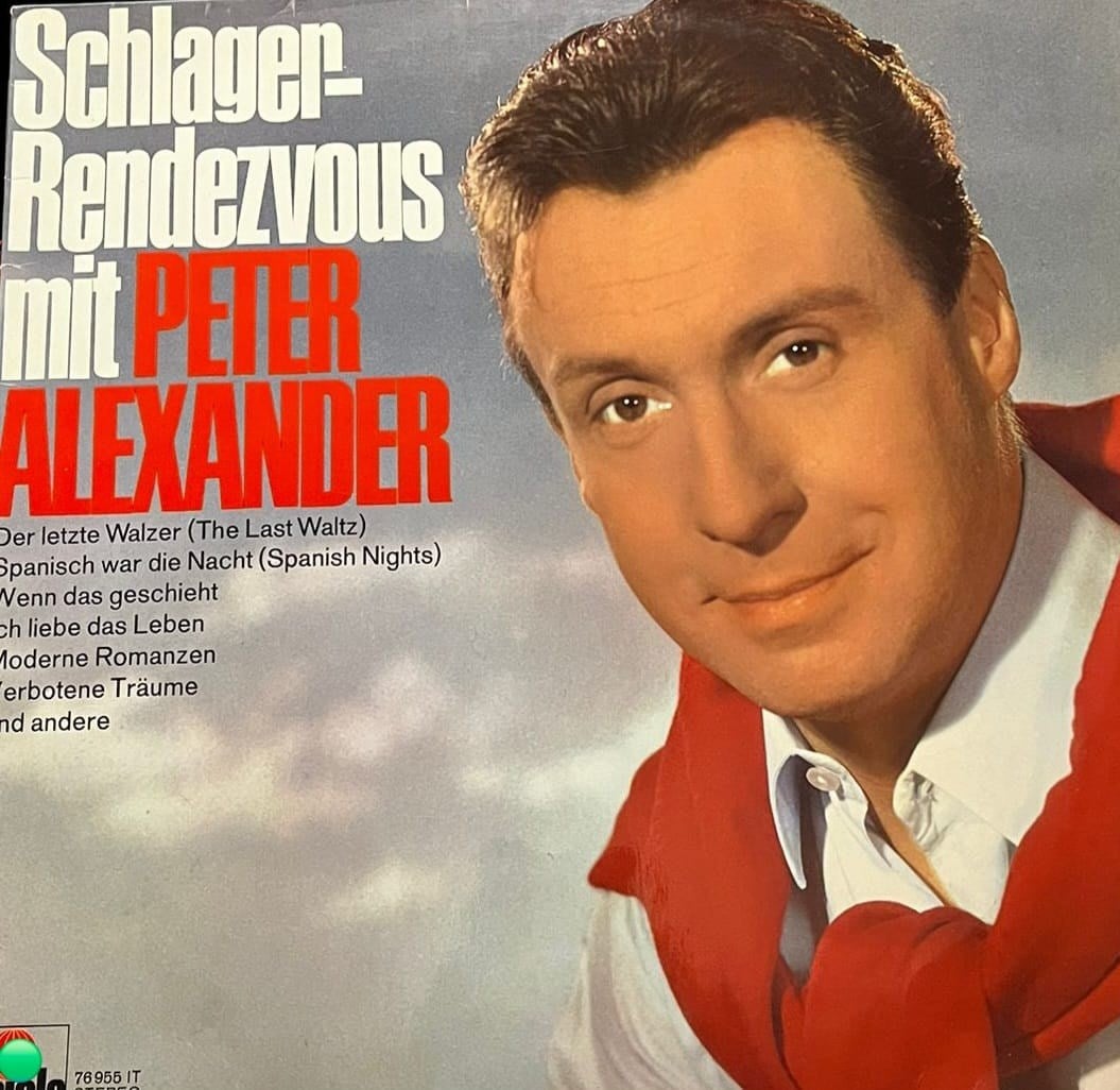 Peter Alexander – Schlager-Rendezvous mit Peter Alexander Vinyl, LP, Compilation, Ariola – Western Germany Press