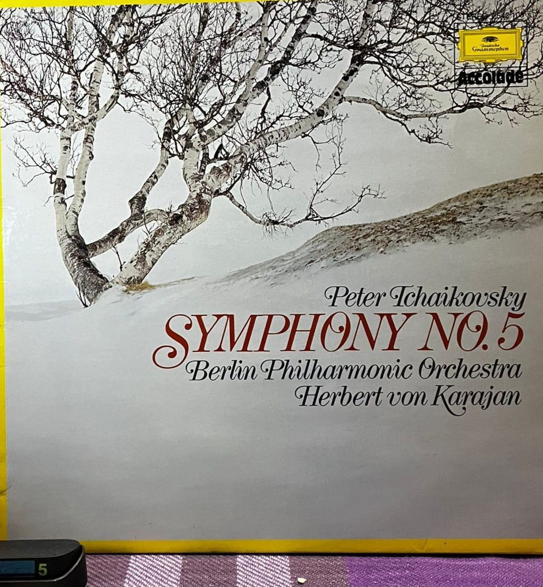 Peter Tchaikovsky - Symphony No. 5 - Berlin Philharmonic Orchestra, Herbert von Karajan - Deutsche Grammophon Accolade 2542 108 (LP, Stereo)