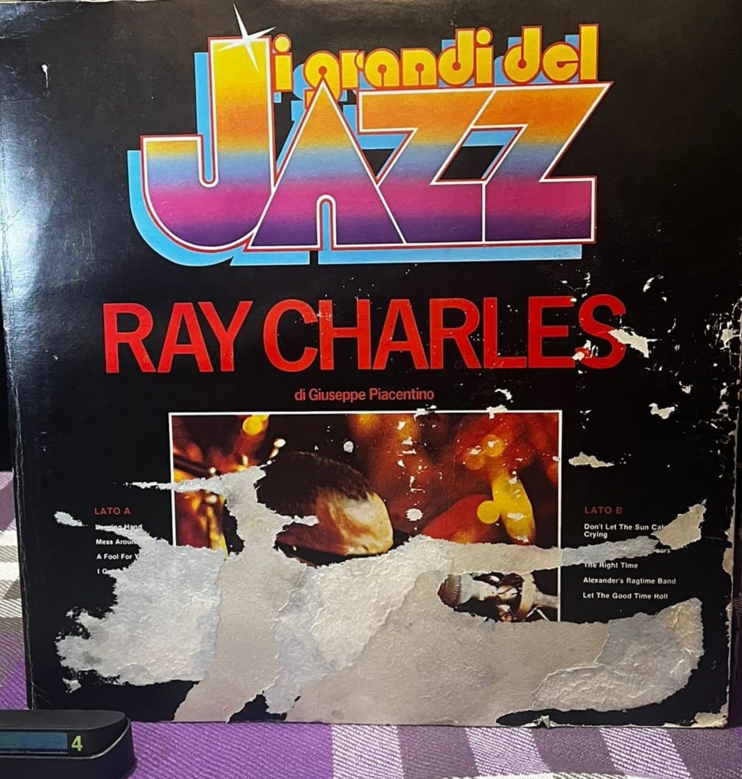 Ray Charles - I Grandi del Jazz (GdJ 29) Orijinal İtalyan Baskı LP