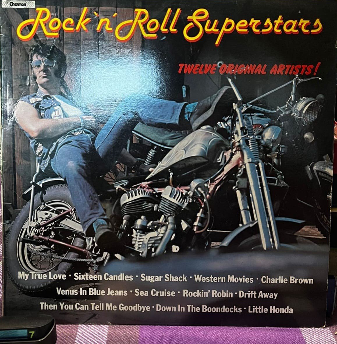Rock 'n' Roll Superstars - Twelve Original Artists (Chevron - CHVL 124) LP - UK Press