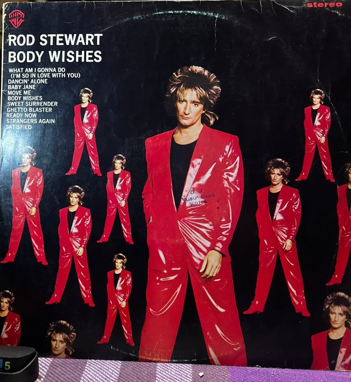 Rod Stewart - Body Wishes LP (1983) - Warner Bros Records - Dönem Baskı Plak