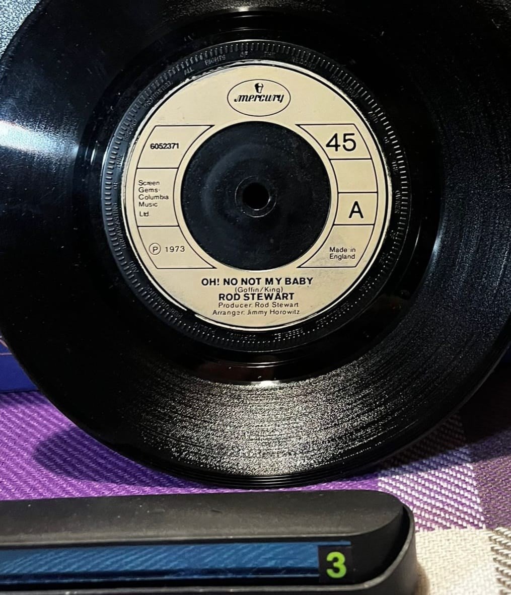Rod Stewart - Oh! No Not My Baby / Jodie - Mercury 6052371 - İngiltere Baskı 45'lik