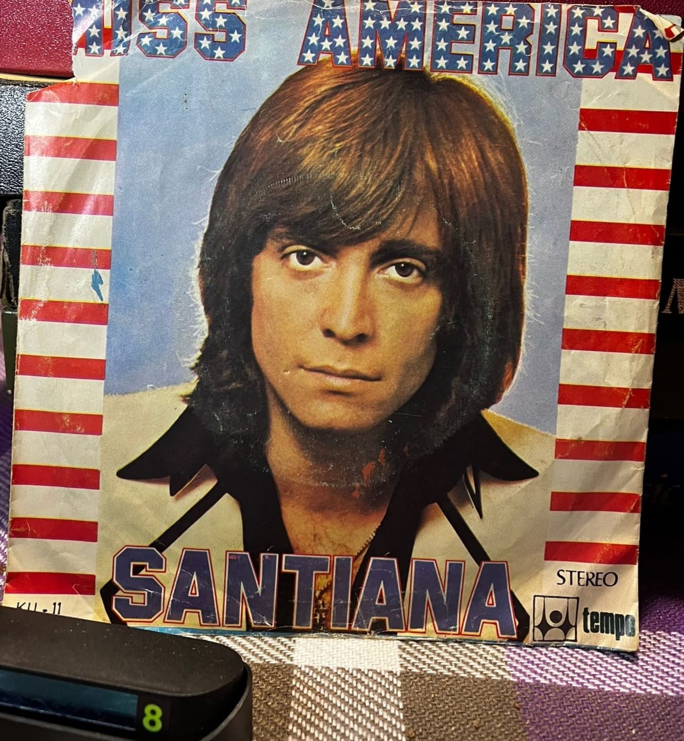 Santiana - Miss America / Si Tu As Besoin D'un Ami (Tempo Plakçılık - 1975)