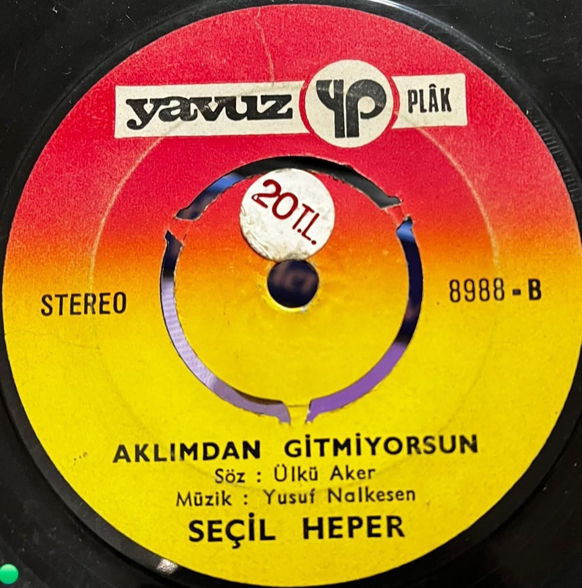 Seçil Heper - Dost Bildiklerim / Aklımdan Gitmiyorsun - Yavuz Plak 45'lik