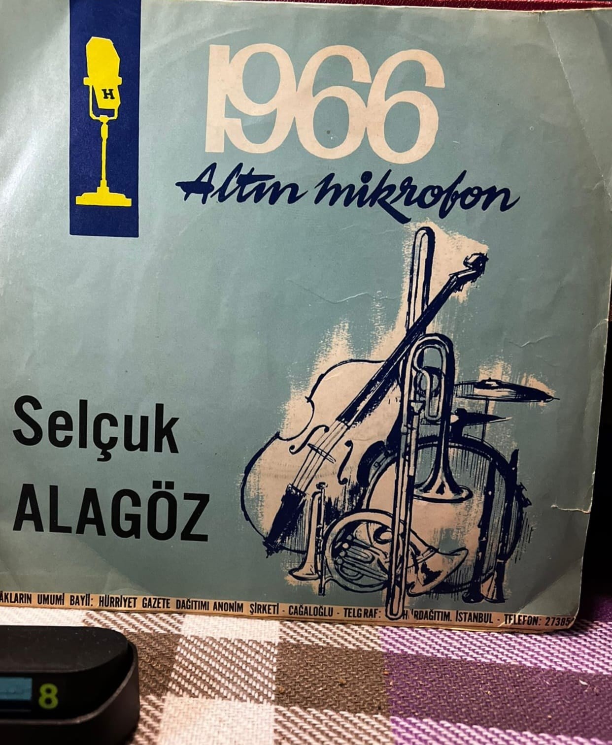 Selçuk Alagöz - Bahçelere Geldi Bahar / Ararım Seni Heryerde (1966 Altın Mikrofon 45'lik Plak)