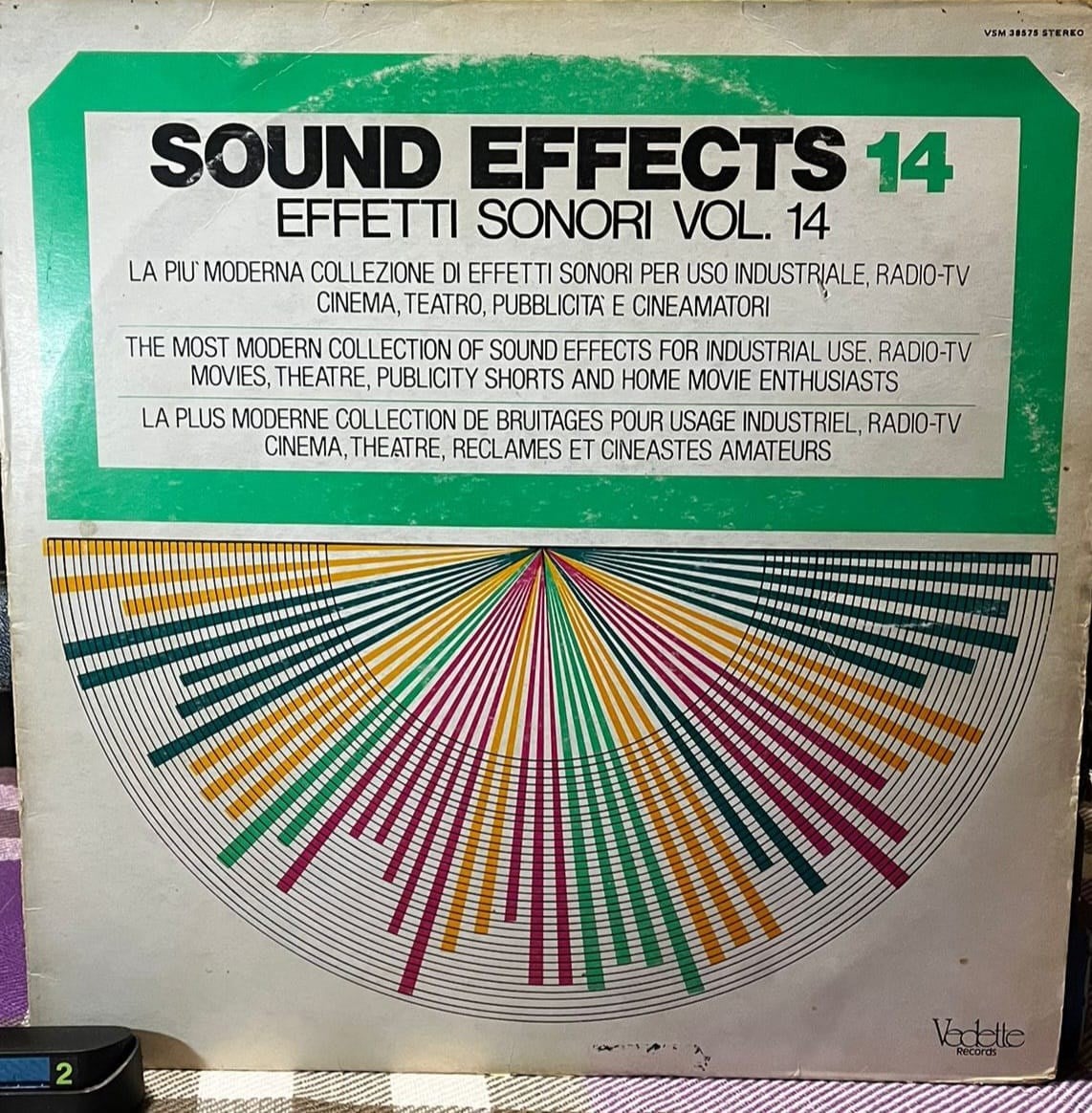 Sound Effects 14 - Effetti Sonori Vol. 14 (1977) - Vedette Records VSM 38575
