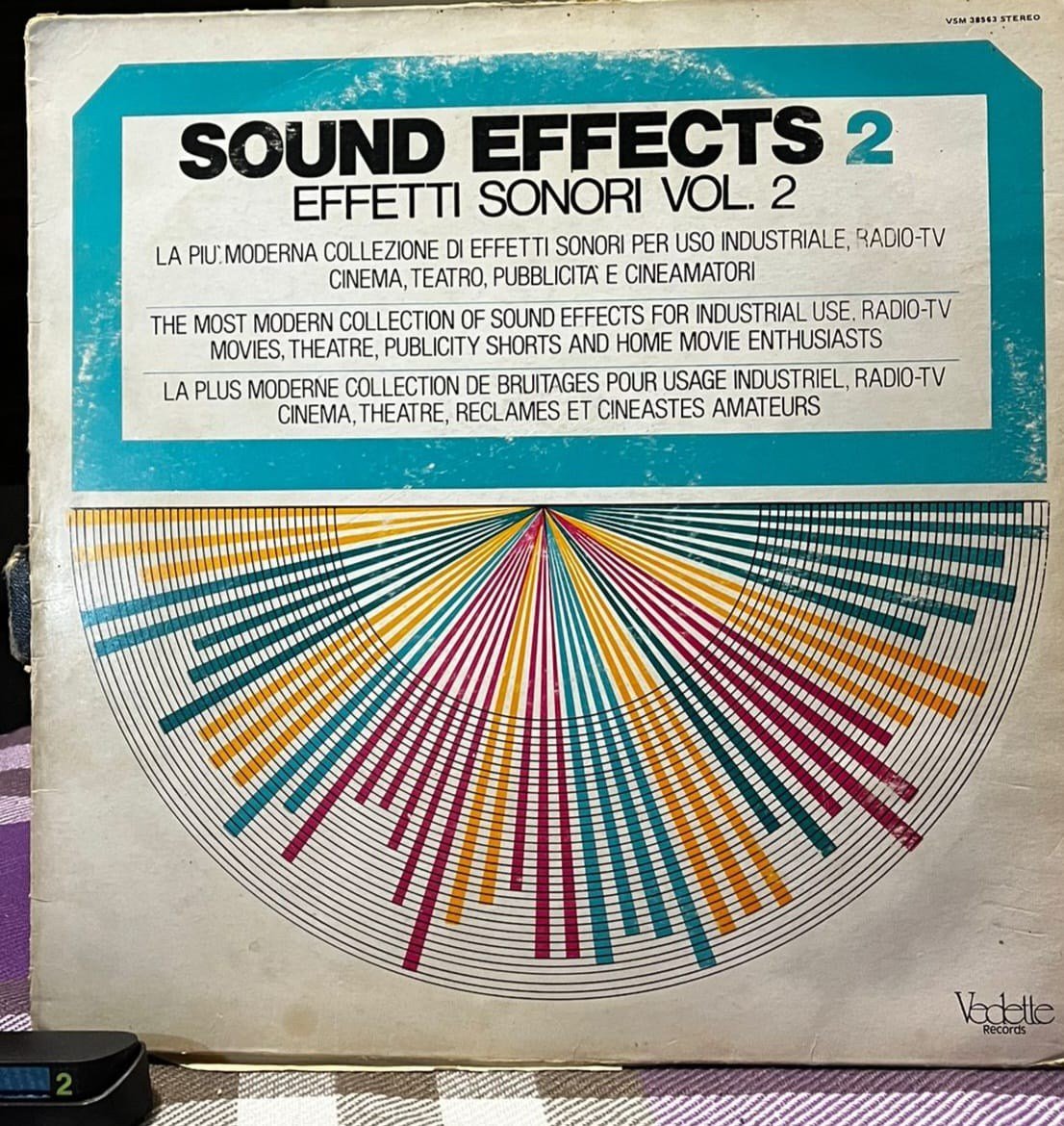 Sound Effects Vol. 2 - Effetti Sonori Vol. 2 (1974) - Vedette Records VSM 38563