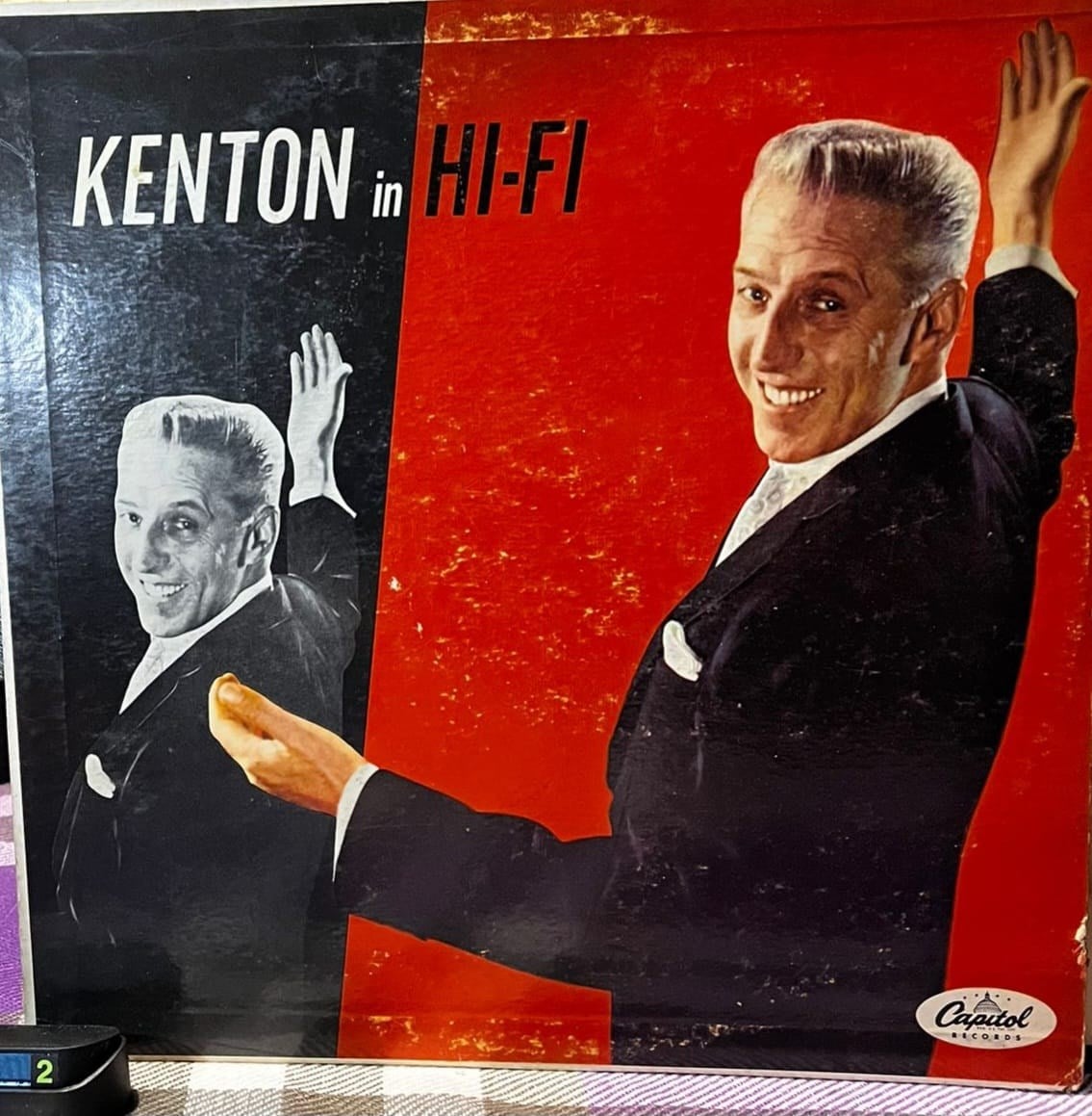 Stan Kenton In Hi-Fi - Capitol Records W724 - Vintage Jazz High Fidelity Vinyl LP