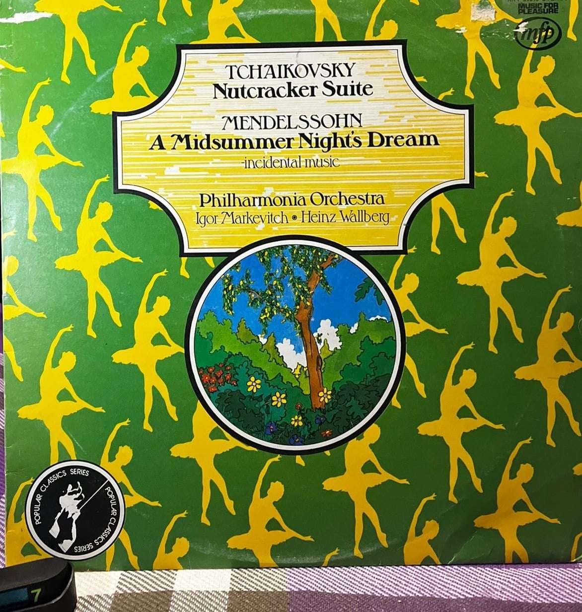 Tchaikovsky / Mendelssohn - Philharmonia Orchestra, Igor Markevitch, Heinz Wallberg - Nutcracker Suite / A Midsummer Night's Dream (LP, Album, Stereo) - MFP 57019