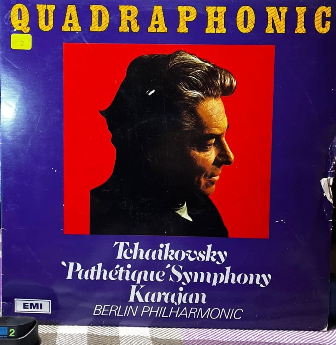 Tchaikovsky - 'Pathétique' Symphony - Karajan / Berlin Philharmonic (EMI Quadraphonic SQ - 1972)