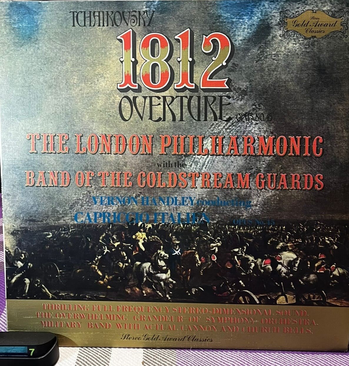 Tchaikovsky, Vernon Handley, London Philharmonic Orchestra - 1812 Overture / Capriccio Italien (Vinyl, LP, Album, Stereo Gold Award Classics)