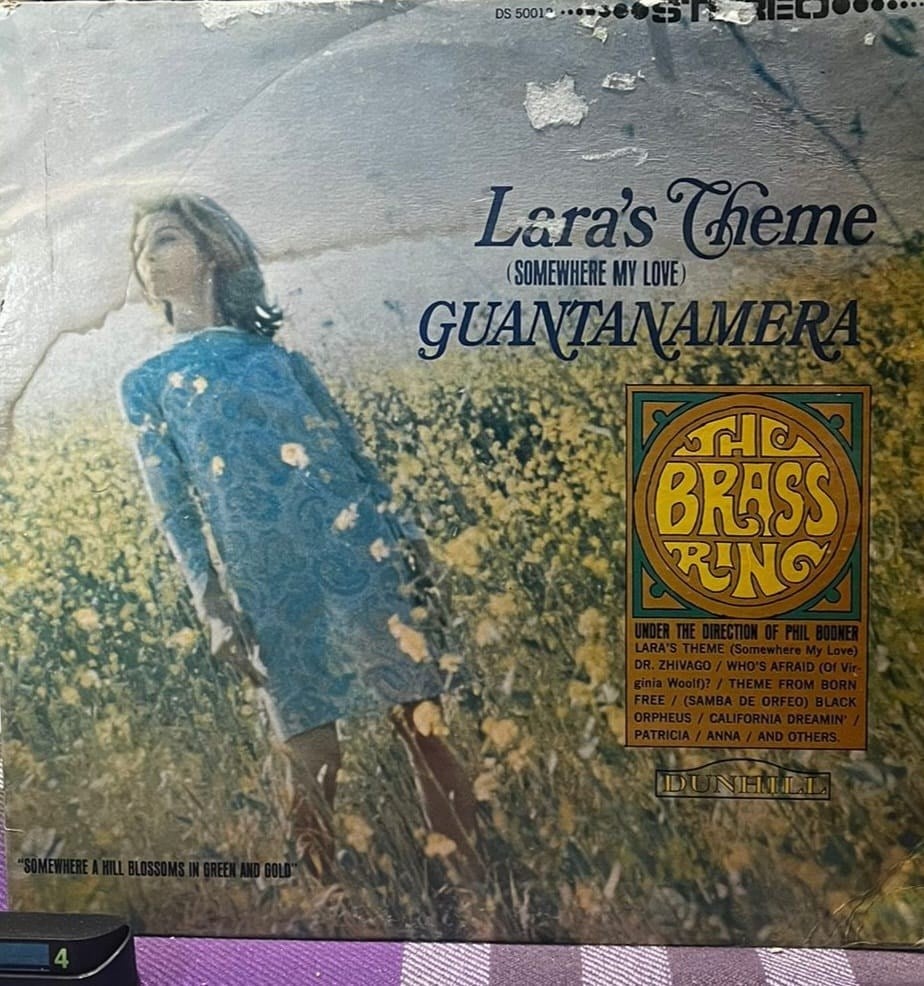 The Brass Ring - Lara's Theme (Somewhere My Love) / Guantanamera - Dunhill Records LP (DS-50012)