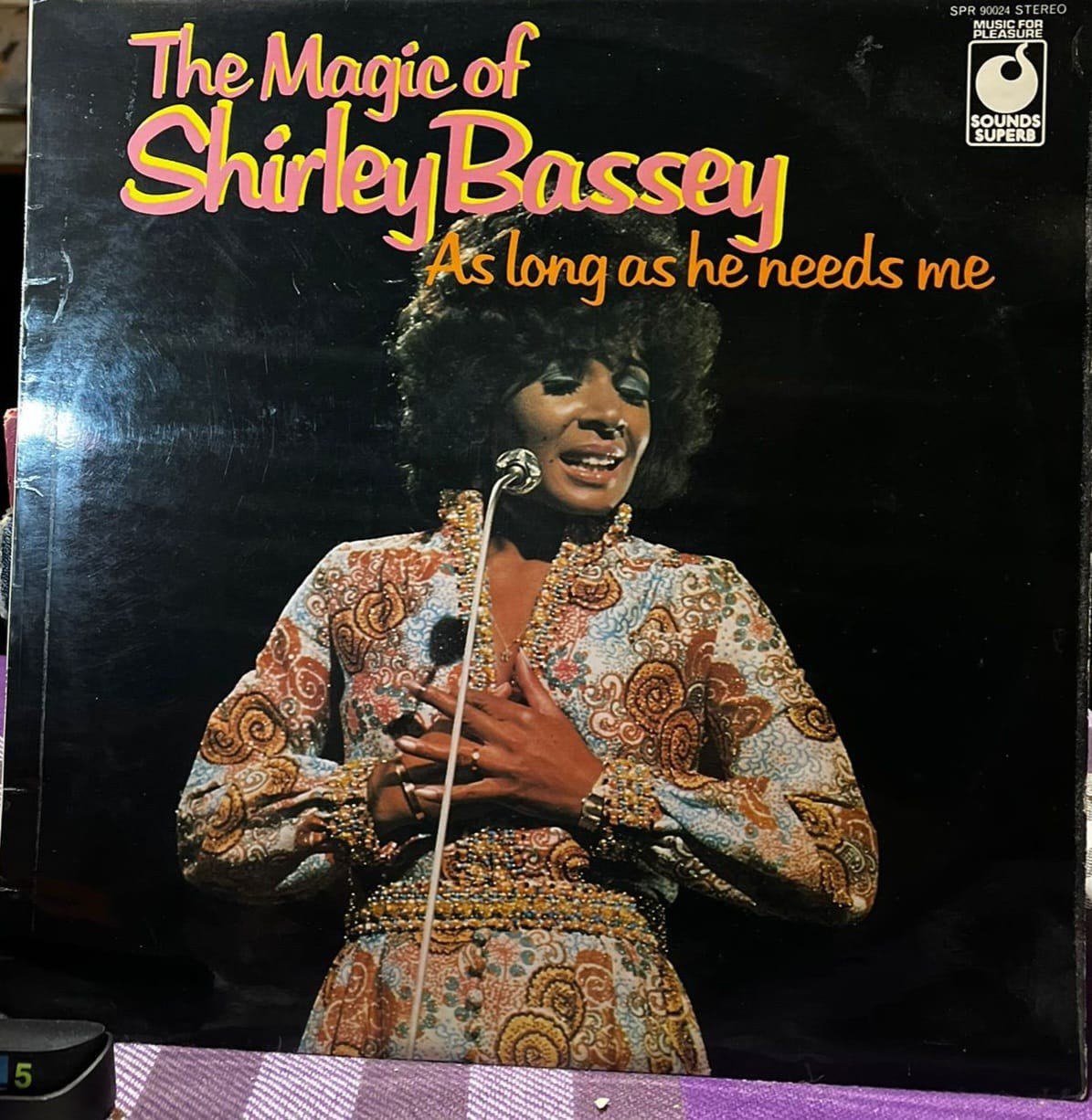 The Magic of Shirley Bassey - As Long As He Needs Me - LP Vinyl (UK Press - Sounds Superb / MFP SPR 90024)