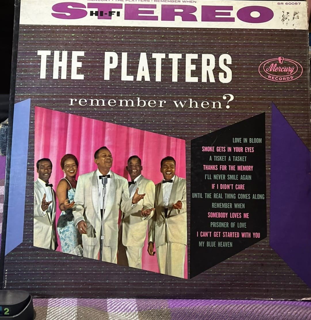 The Platters - Remember When? | Mercury Records Stereo Vinyl LP | Vintage US Press