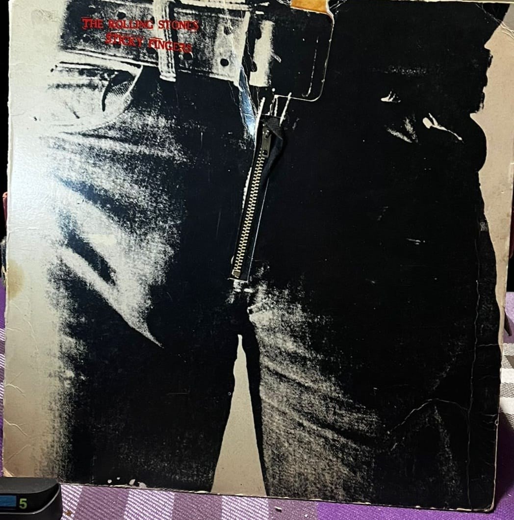 The Rolling Stones - Sticky Fingers (Vinyl, LP, Album, Real Metal Zipper Cover)