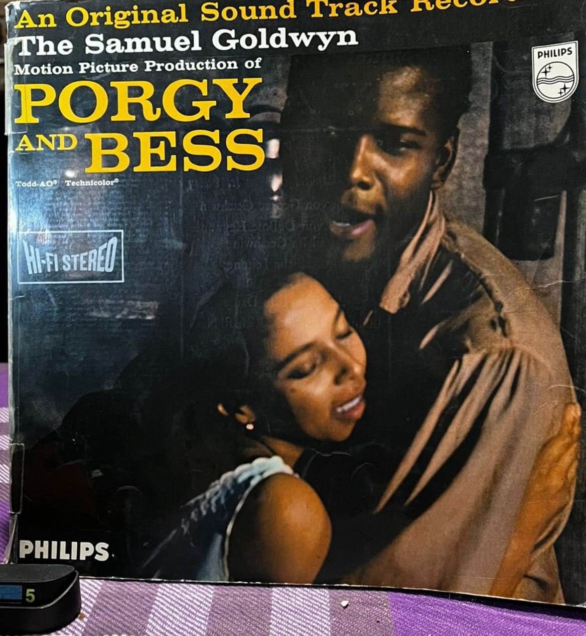 The Samuel Goldwyn Motion Picture Production Of Porgy And Bess - An Original Sound Track Recording - Vinyl LP (Philips HI-FI STEREO)