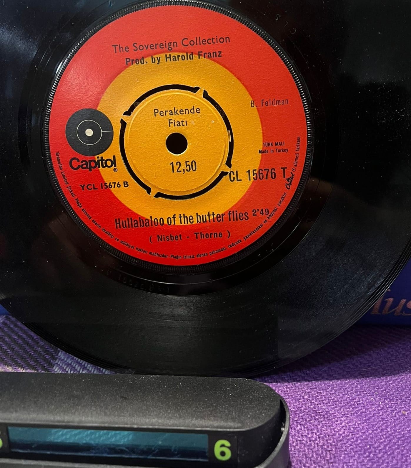 The Sovereign Collection - Mozart 40 / Hullabaloo of the Butterflies (Capitol - CL 15676 T - Türkiye Baskı)