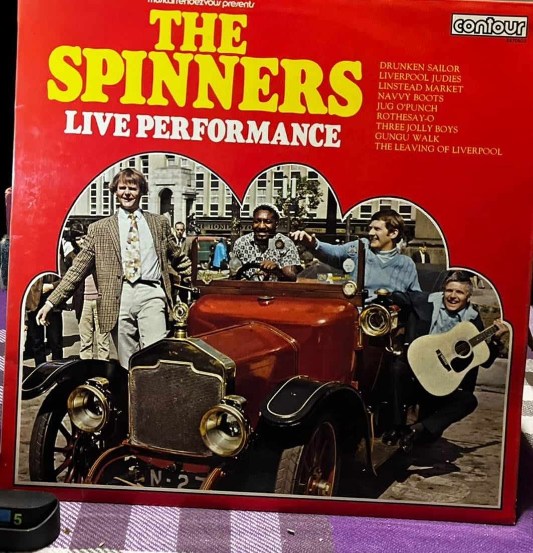 The Spinners - Live Performance LP (Contour - 6870502)