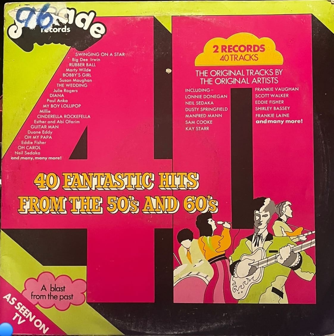 Various - 40 Fantastic Hits From The 50's And 60's (2 LP, Compilation, Arcade Records - ADE P 1)