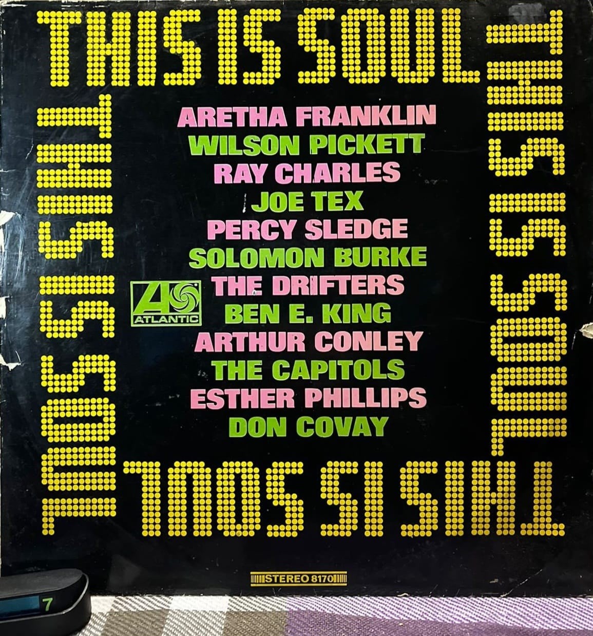 Various Artists - This Is Soul - Atlantic Stereo 8170 LP (Melodi Plak Fabrikası Yerli Baskı)