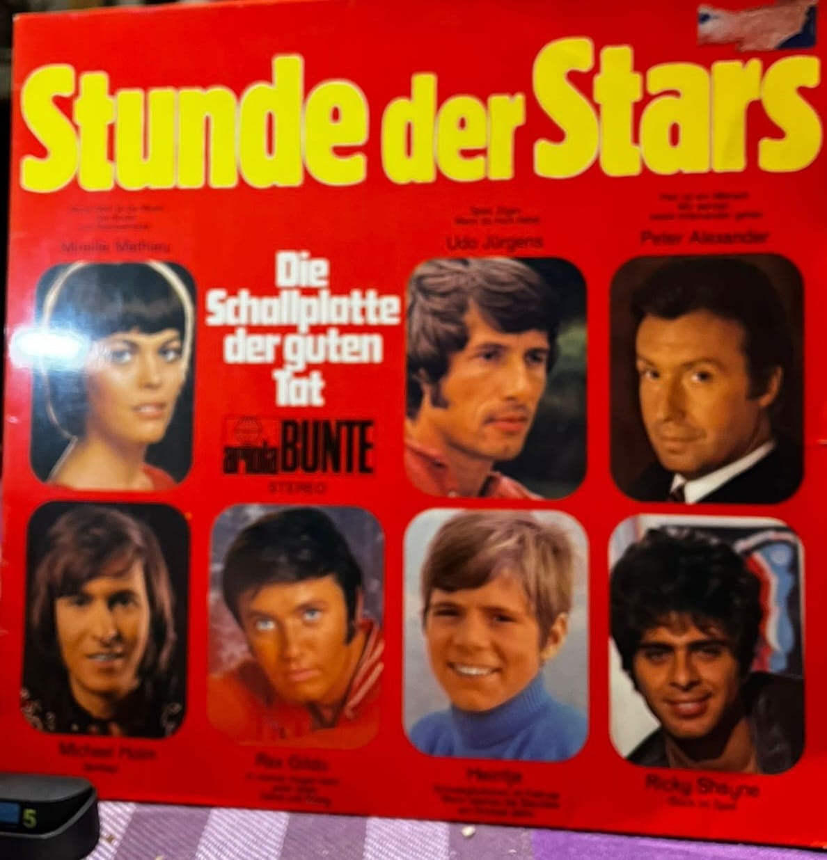 Various – Stunde Der Stars (Die Schallplatte Der Guten Tat) Vinyl, LP, Compilation – Ariola 87 333 XAT