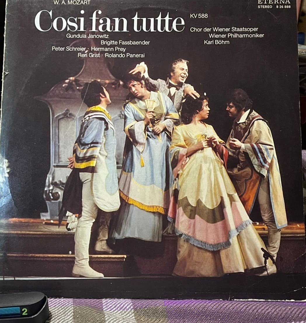 W.A. Mozart - Cosi Fan Tutte (KV 588) | Karl Böhm - Wiener Philharmoniker | Eterna Stereo Plak