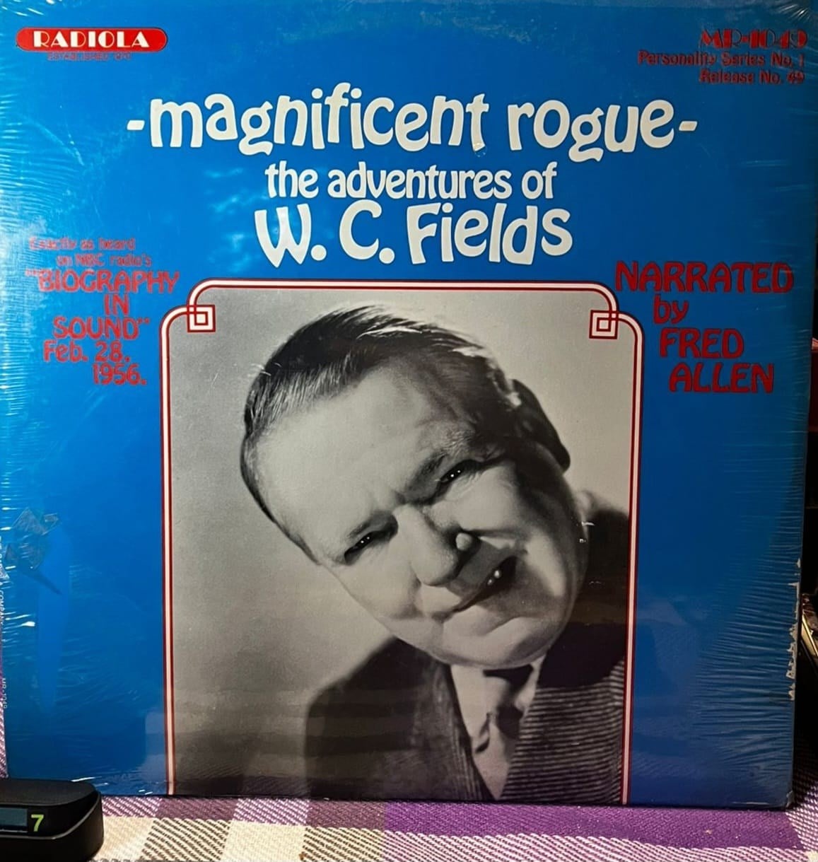 W.C. Fields - Magnificent Rogue - The Adventures Of W.C. Fields (LP, Vinyl, Album - Radiola MR-1049)