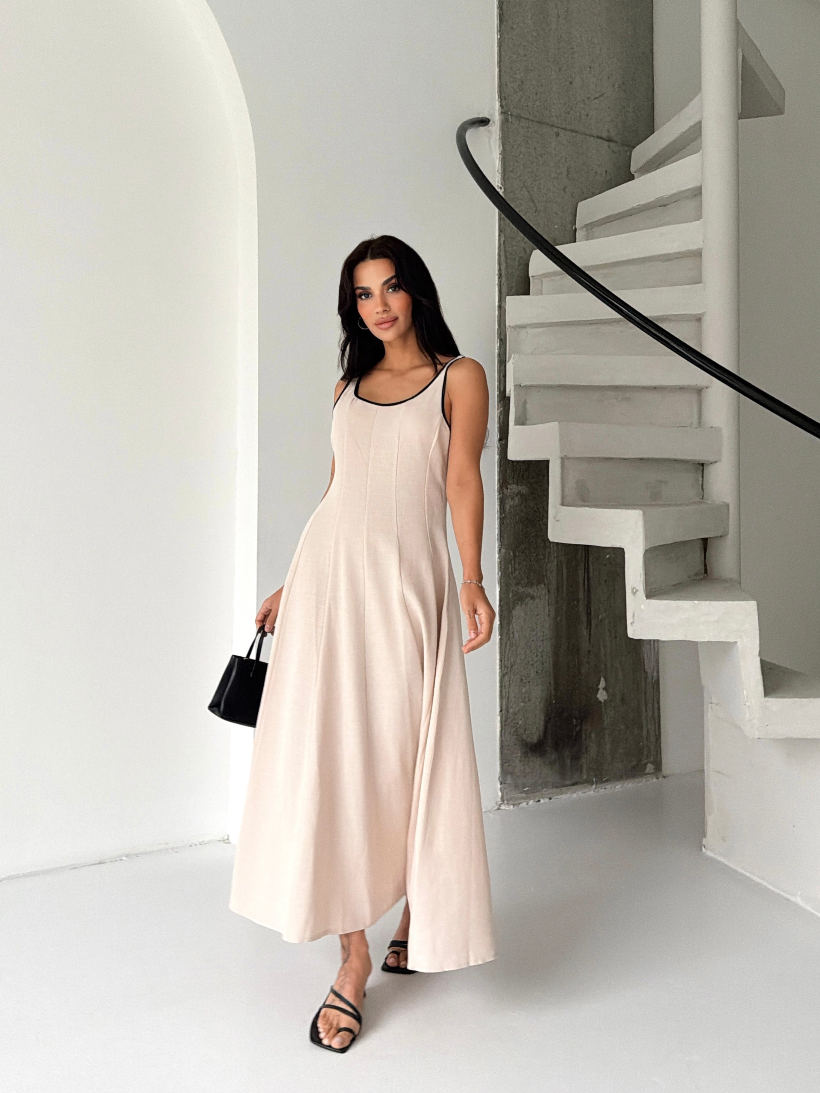 25Y5202 ALTI PARÇA BİYELİ ELBİSE