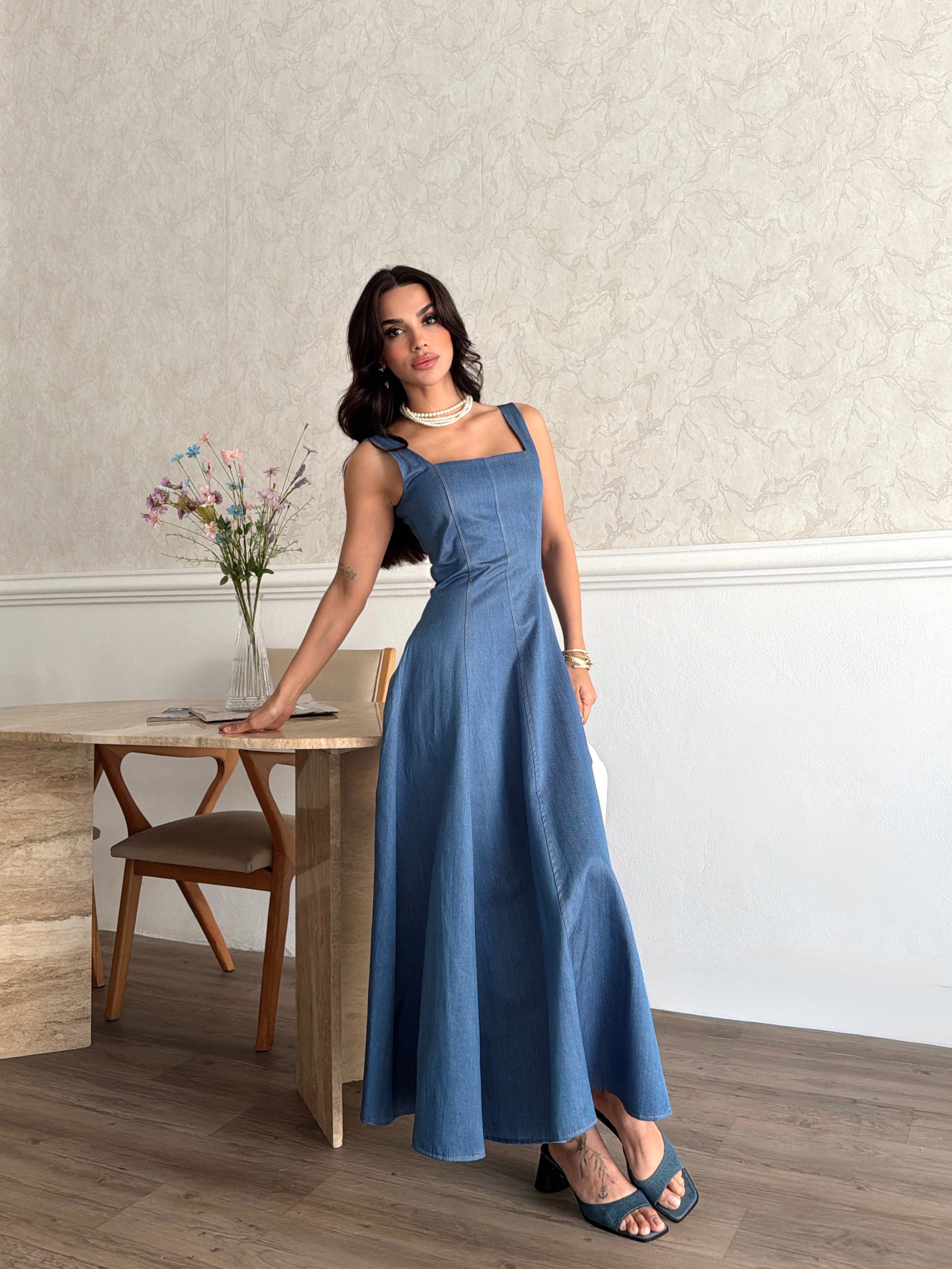 26Y5309 ASKILI KOT ELBİSE