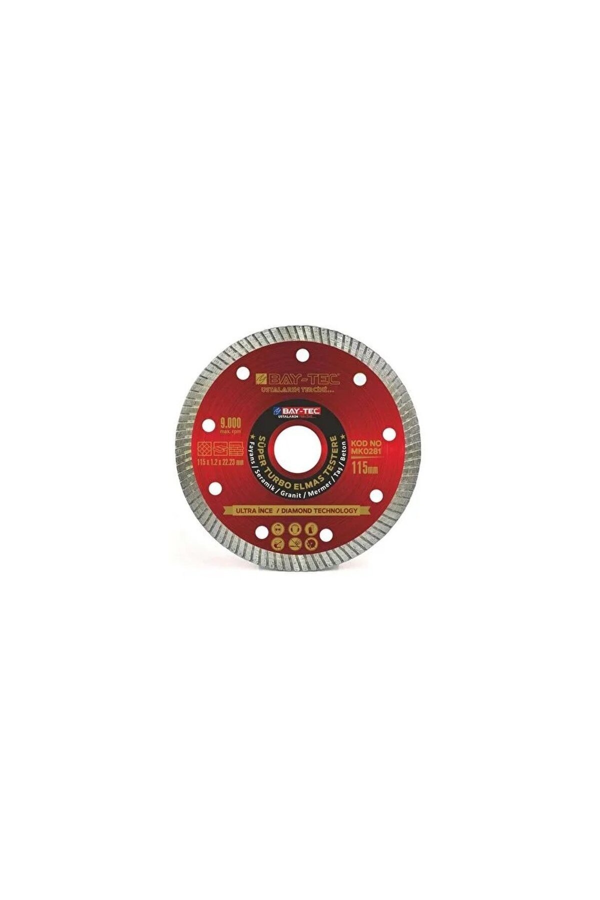 Elmas Testere Ucu 115MM