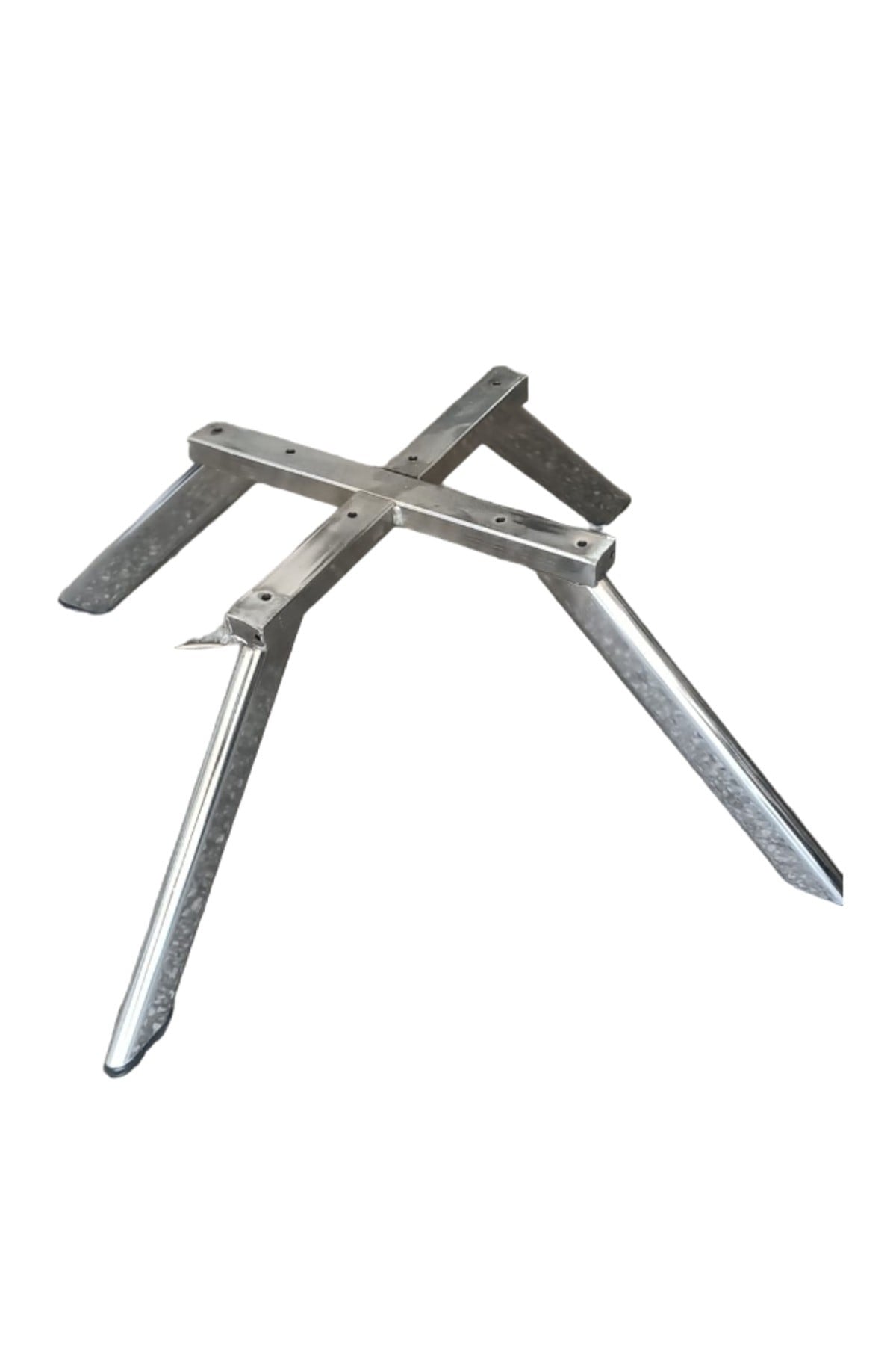 Metal Berjer Ayağı Ahtapot Model 22 Cm Krom 1 Adet