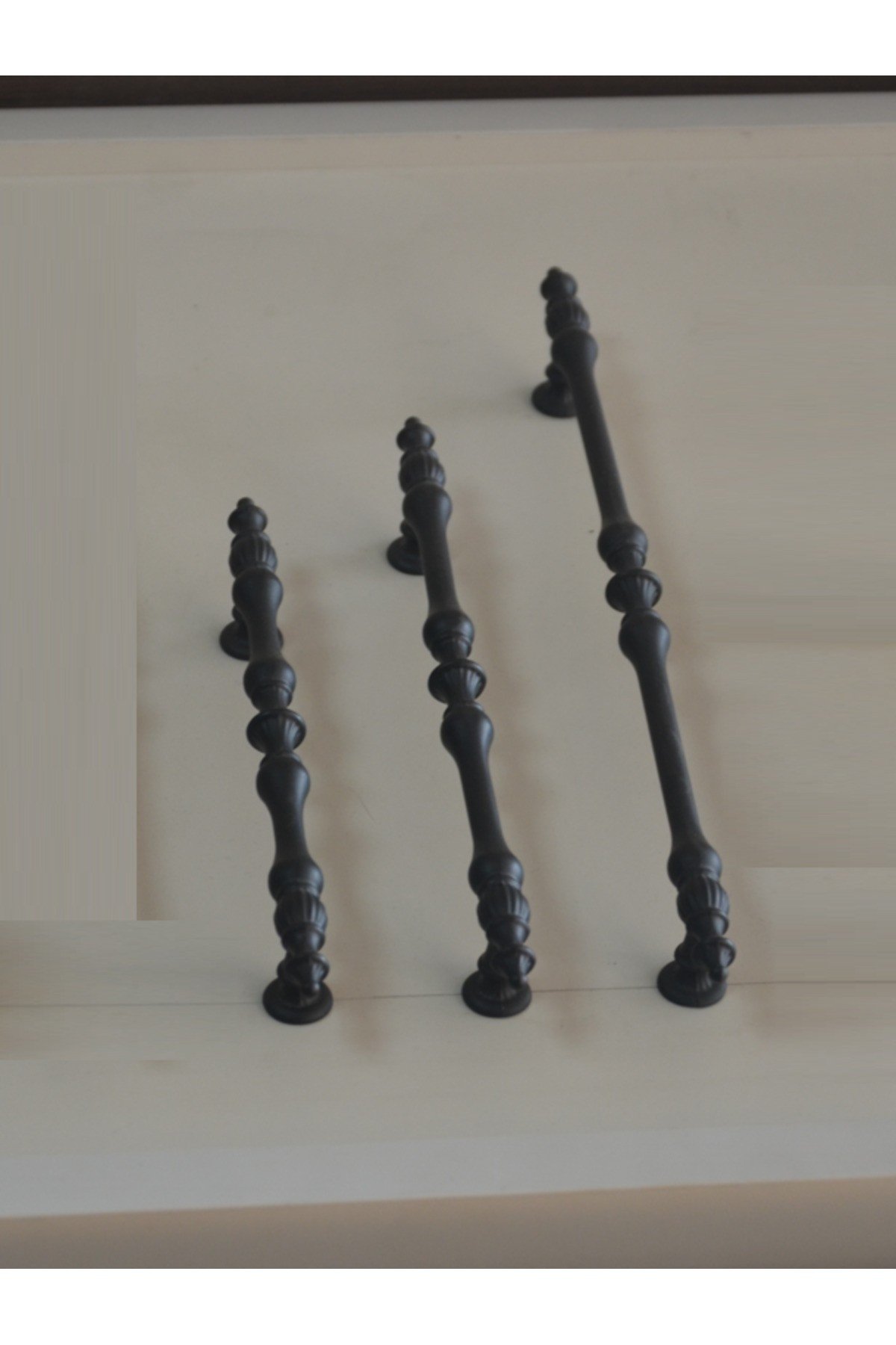 Mobilya Kulpu Kale 224mm Mat Siyah