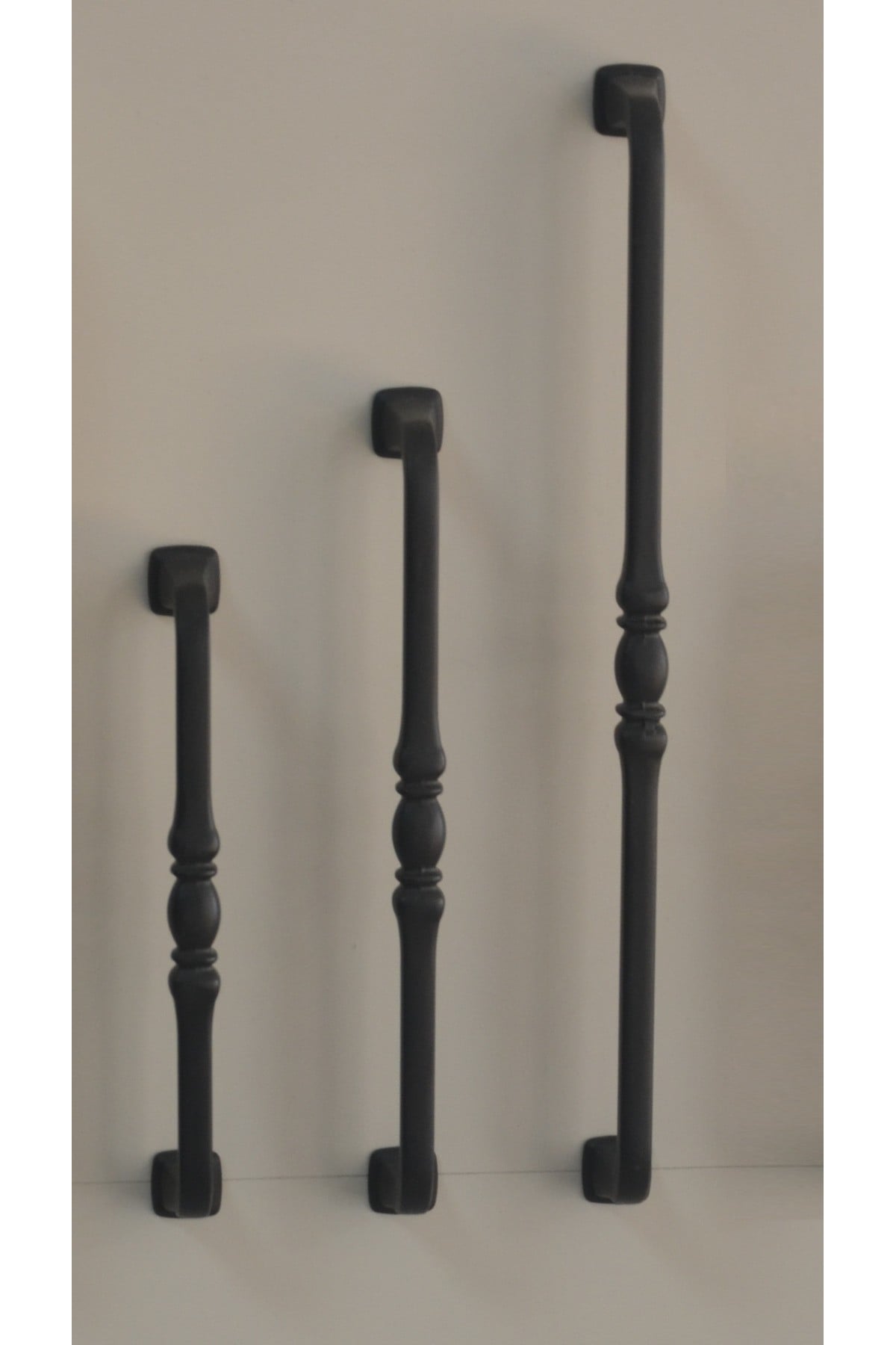 Mobilya Kulpu Şehzade 224mm Mat Siyah